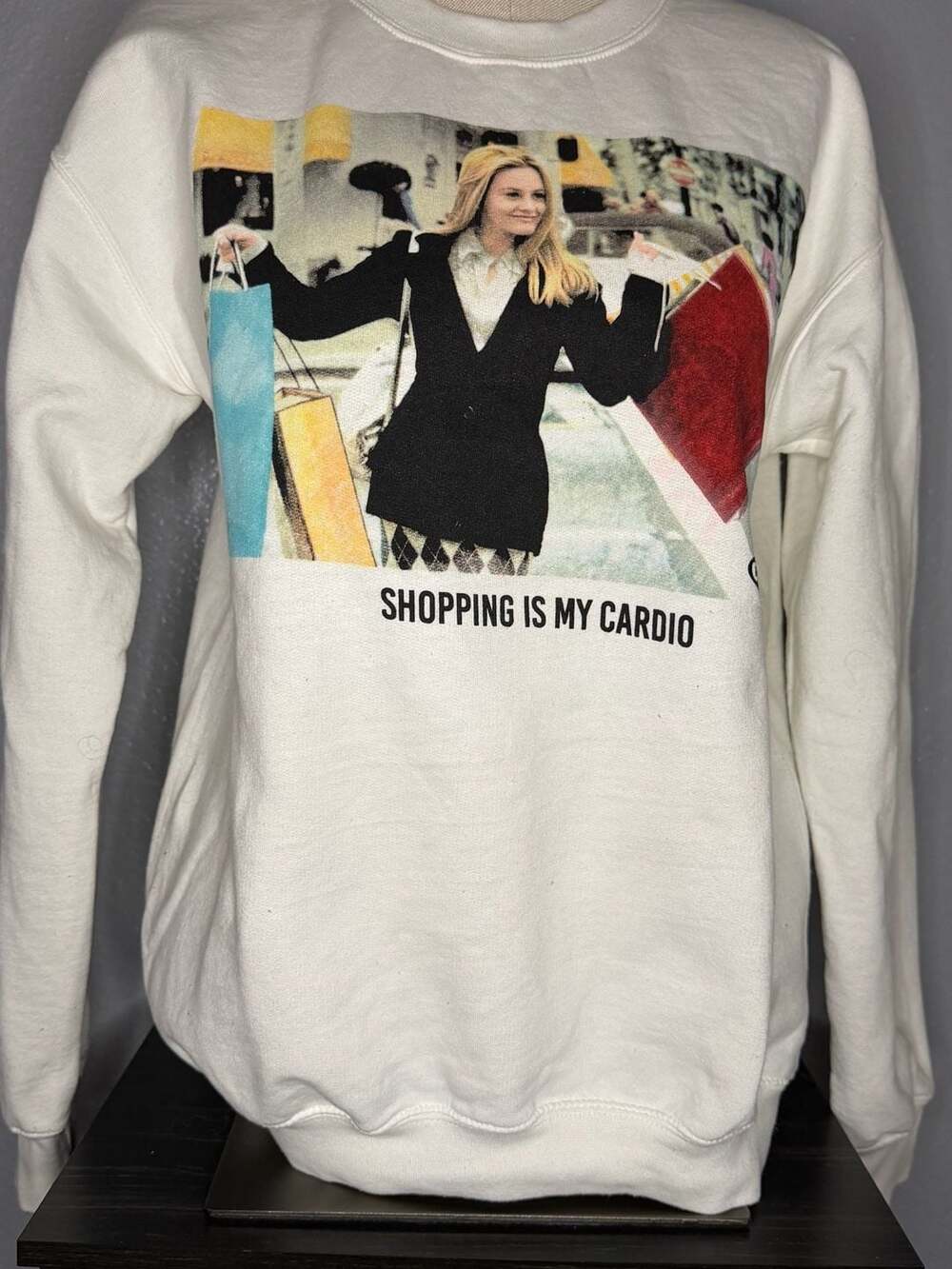 Clueless Shopping Is My Cardio Sweatshirt Size S